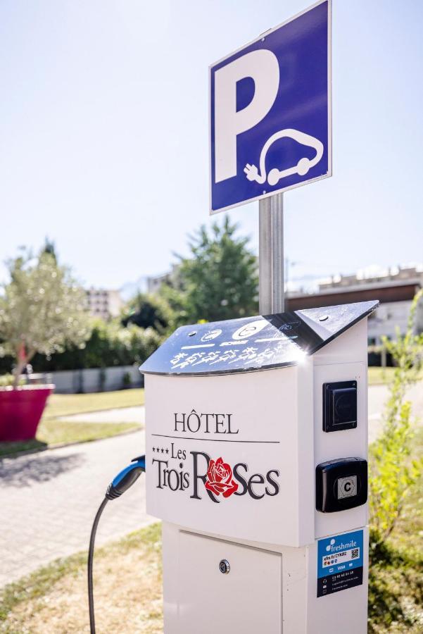Hotel Les Trois Roses, Meylan Grenoble Exterior foto