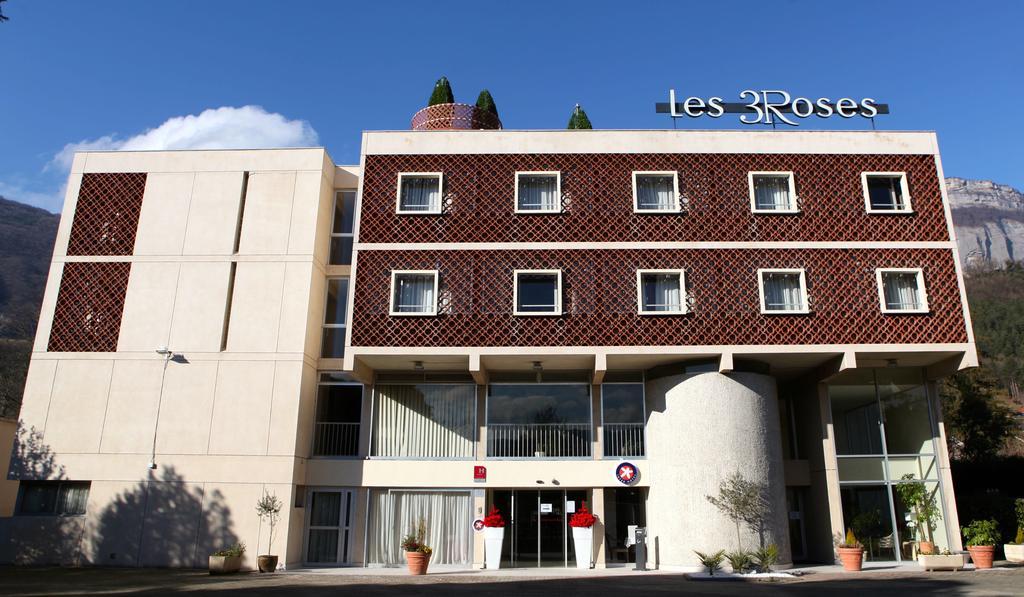 Hotel Les Trois Roses, Meylan Grenoble Exterior foto